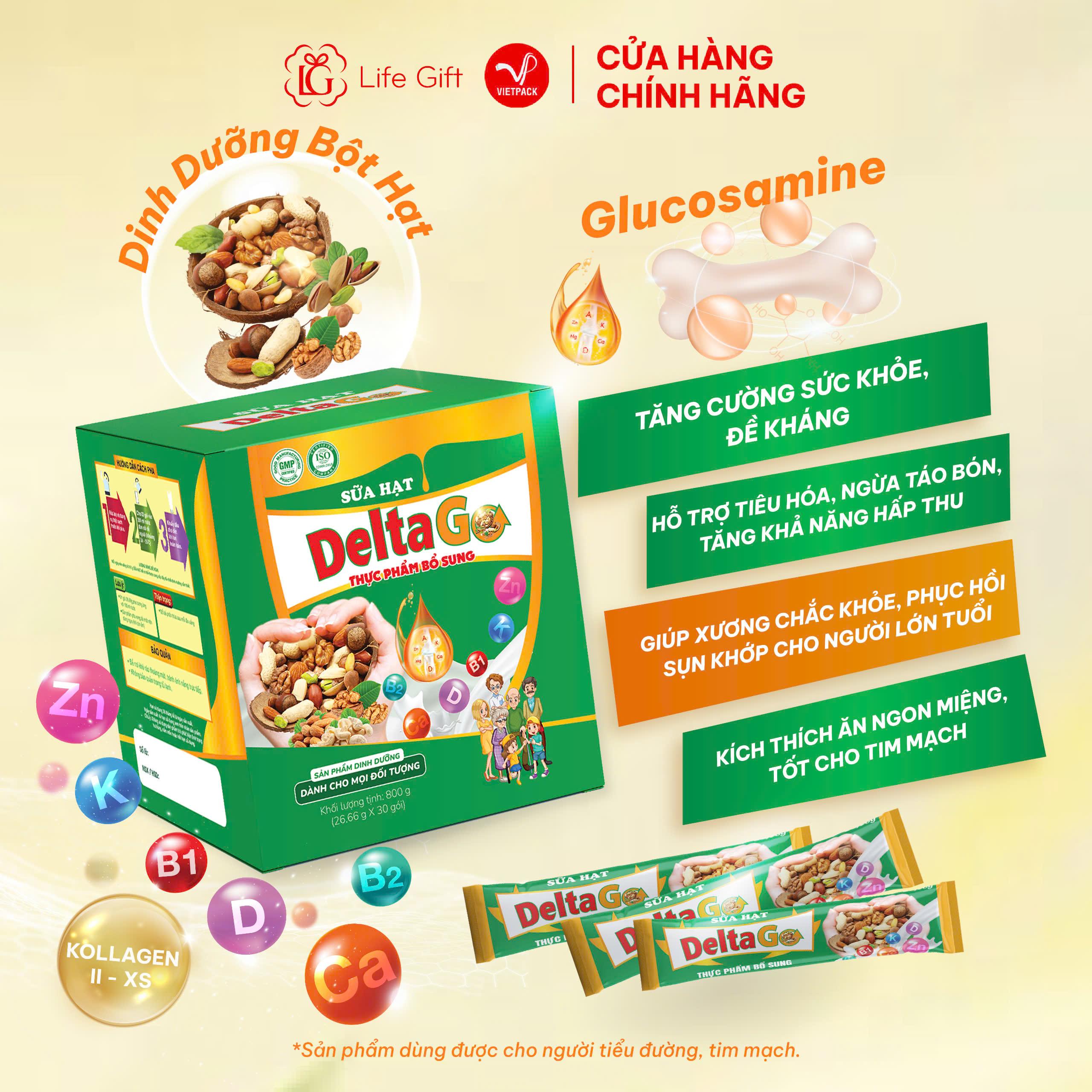 Sữa Hạt DeltaGo Hỗ Trợ Tăng Cường Sức Khoẻ