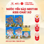 Nước Yến Sào Nest100 Kids Chất Xơ Lốc 4 Lọ (Tặng Đồ Chơi)