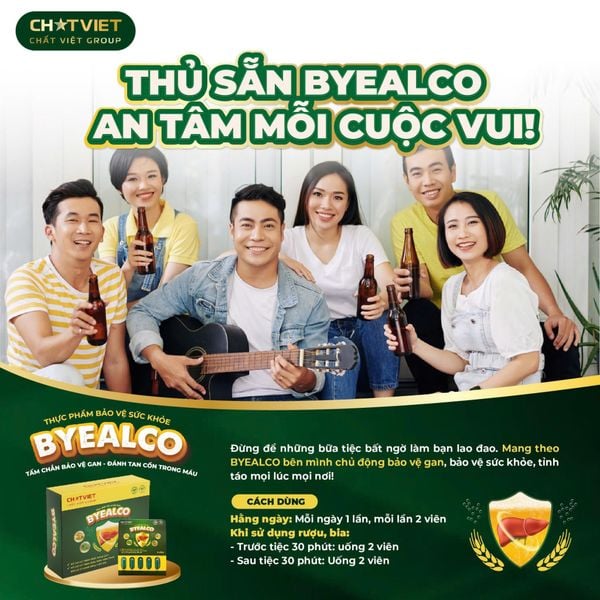 Byealco - Hỗ Trợ Giải Rượu & Cải Thiện Chức Năng Gan (Hộp 25 viên)
