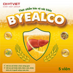 Byealco - Hỗ Trợ Giải Rượu & Cải Thiện Chức Năng Gan (Hộp 25 viên)