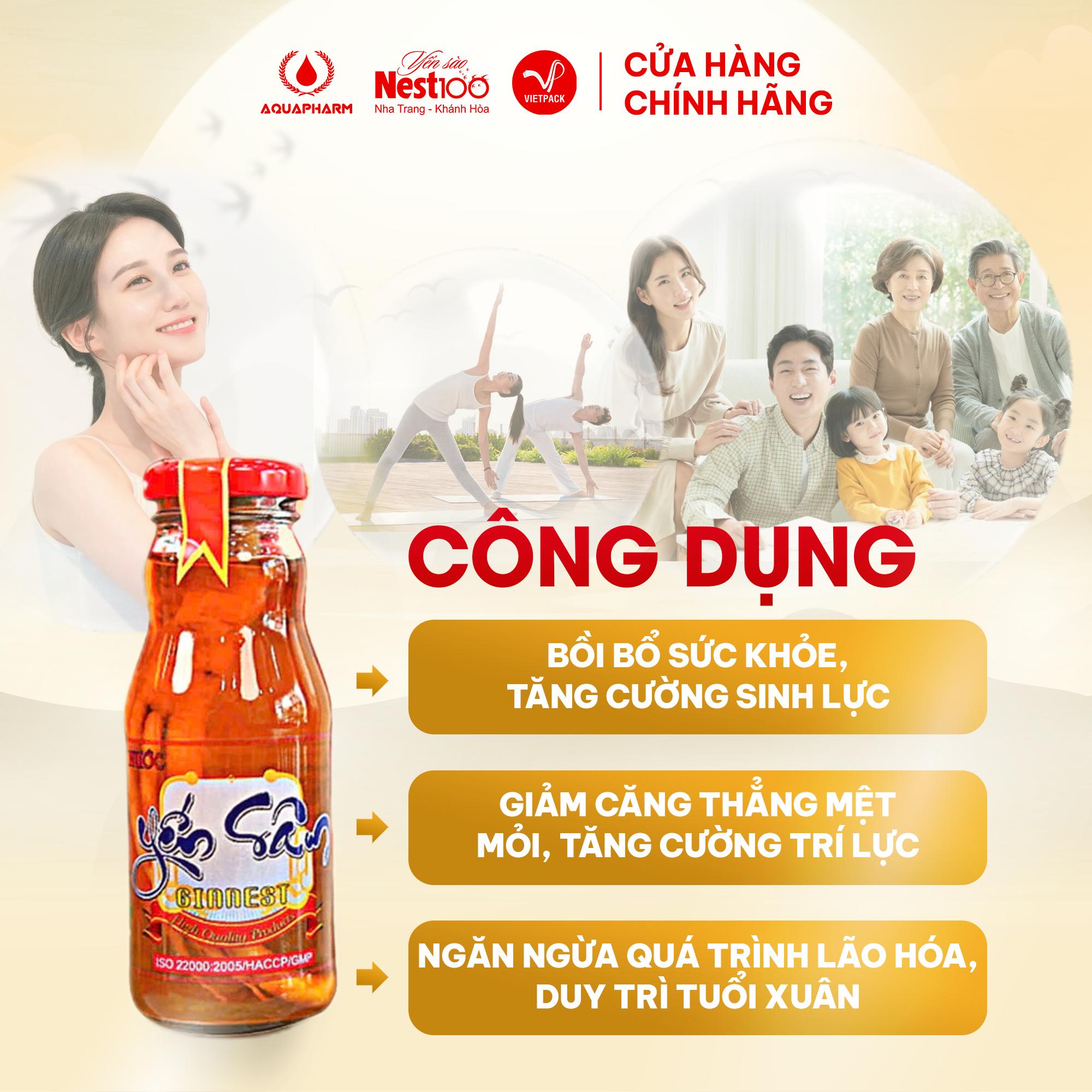 Nước Yến Sâm Bồi Bổ Cao Cấp Ginnest Nest100
