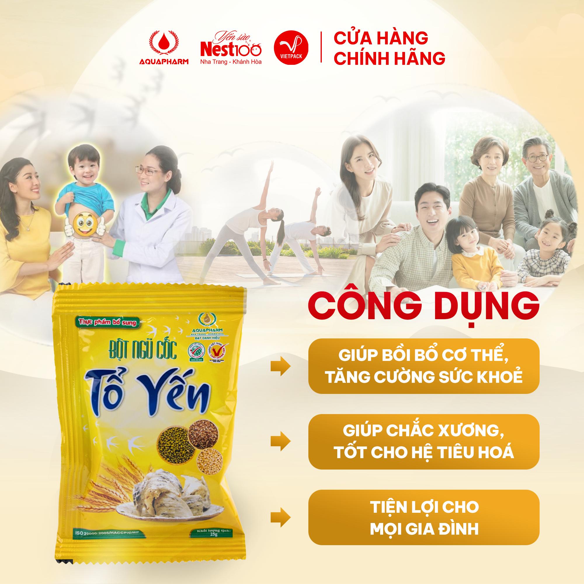 Bột Ngũ Cốc Yến Sào Nest100 Bồi Bổ Cơ Thể